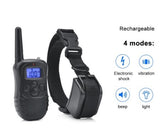 Gentle compact waterproof pet training collar with LCD display