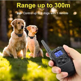 Gentle compact waterproof pet training collar with LCD display