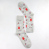 Funky comfortable high quality winter dog socks for women