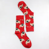 Funky comfortable high quality winter dog socks for women