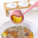 New two-in-one heart-shaped Spoon with Strainer, For Liquid Food, Canned Food, Soup, Noodle, Ramen, Curry, etc.