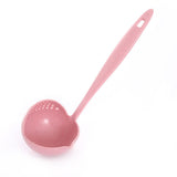 New two-in-one heart-shaped Spoon with Strainer, For Liquid Food, Canned Food, Soup, Noodle, Ramen, Curry, etc.