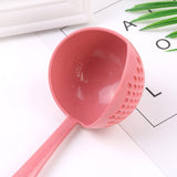 New two-in-one heart-shaped Spoon with Strainer, For Liquid Food, Canned Food, Soup, Noodle, Ramen, Curry, etc.