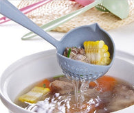 New two-in-one heart-shaped Spoon with Strainer, For Liquid Food, Canned Food, Soup, Noodle, Ramen, Curry, etc.