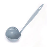 New two-in-one heart-shaped Spoon with Strainer, For Liquid Food, Canned Food, Soup, Noodle, Ramen, Curry, etc.