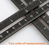 Universal Angle Measuring Ruler, with Tile Hole Locator