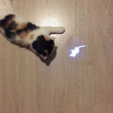 LED laser pet toy with mouse pattern