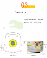 Pet automatic electronic ball launcher