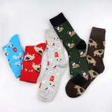 Funky comfortable high quality winter dog socks for women