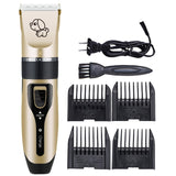 Creamy Gold wireless electric ultra-low noise pet trimmer