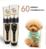 Creamy Gold wireless electric ultra-low noise pet trimmer