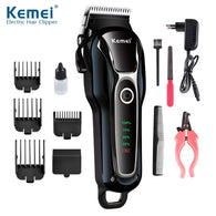 LED screen wireless electric pet hair trimmer (w/patented blade shape)