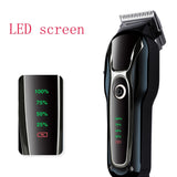 LED screen wireless electric pet hair trimmer (w/patented blade shape)