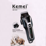 LED screen wireless electric pet hair trimmer (w/patented blade shape)