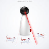 LED laser pet toy with multi-angle adjustment