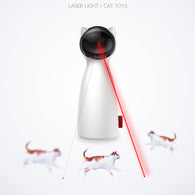 LED laser pet toy with multi-angle adjustment