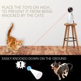 LED laser pet toy with multi-angle adjustment