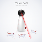 LED laser pet toy with multi-angle adjustment