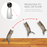 LED laser pet toy with multi-angle adjustment