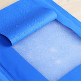 Pet cooling non-toxic mat with gel pad cushion