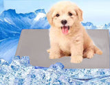 Pet cooling non-toxic mat with gel pad cushion