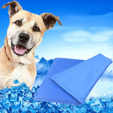 Pet cooling non-toxic mat with gel pad cushion